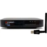 Octagon SX988 4K UHD Linux E2 IP-Receiver mit 300 MBit/s WLAN Adapter (LAN, HDMI, USB, schwarz)