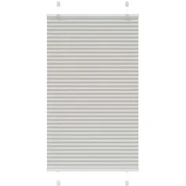 vidaXL Plissee Hellgrau 70x150 cm Stoffbreite 69,4 cm Polyester