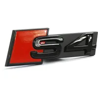 Audi S4 Schriftzug Emblem, Logo Schwarz Front Kühlergrill