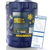Mannol Antifreeze AG13+ (-40°C) Advanced 10L Kanister