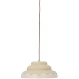 Bloomingville Lacya 1-flg. 18 cm rund beige Metall