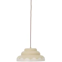 Bloomingville Lacya 1-flg. 18 cm rund beige Metall