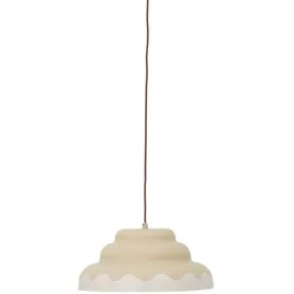 Bloomingville Lacya 1-flg. 18 cm rund beige Metall