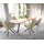 DeLife Polsterstuhl Pejo-Flex Mikrofaser Beige Schwarz