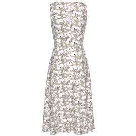 Beachtime Sommerkleid Beige Blumen 46