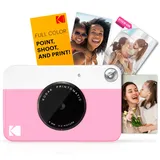 Kodak RODOMATICPK Printomatic Sofortbildkamera, Weiß/Rosa