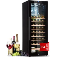 Weinkühlschrank Einbau Getränkekühlschrank 155 L 1 Zone 54 Flaschen Touch LED