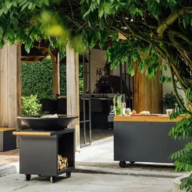 Ofyr Feuerplatte 100 matt schwarz