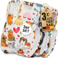 HUND IST KÖNIG Windeln für Hündinnen, saugstarke Windeln, 3-Fach justierbar festen Sitz 3 St