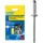 Rapid Blindnieten Aluminium Universal Ø 4,8mm, 14-16mm Klemmbereich, 250 Stk. Nieten Großpackung, für Blindnietzangen
