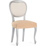 ECOMMERC3 | 2 universelle und vielseitige Stuhlhussen – beigefarbener Schutzbezug für Rückenlehne, Sitzfläche und Armlehnen