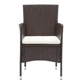 vidaXL Polyrattan Essstühle 53 x 58 x 84 cm braun 4 St.