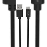 Ansmann 1700-0130 USB Kabel 1 m, USB A USB C Schwarz