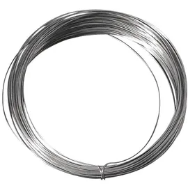 Rayher Silberdraht mit Kupferkern Basteldraht 0,4 mm 20 m