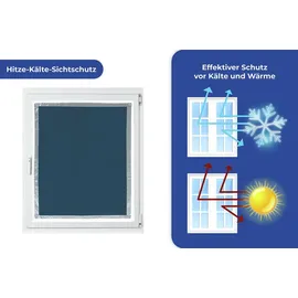 Wenko Fenster-Sonnenschutz in Blau - (L)92 x (B)59 cm,