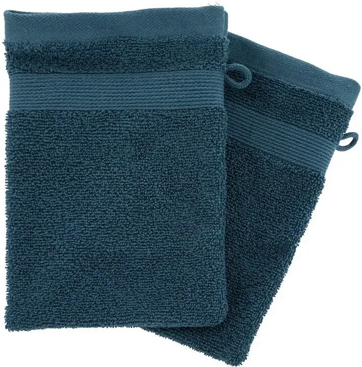 2er-Pack Baumwollhandschuhe, 15 x 21 cm, 450 g/m2, Ägäisblau