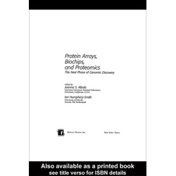 Protein Arrays Biochips and Proteomics als eBook Download von