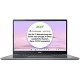 Acer Chromebook Plus 515 Laptop mit Google AI (CB515-2H-363X), Plus, 15,6 Zoll Display, Intel® CoreTM i3,i3-1215U Prozessor, 8 GB RAM, 128 Flash, UHD Graphics, Steel Gray, Chrome OS