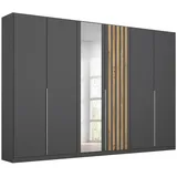 Rauch Drehtürenschrank Lamella 271 x 210 x 54 cm Grau