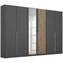 Rauch Drehtürenschrank Lamella 271 x 210 x 54 cm Grau