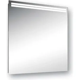 Schneider ARANGA LED-Lichtspiegel, mit Spiegelheizung und Steckdose, 715x48x700mm, Lichtbänder oben, weiß, 160.671.01.00, Ausführung: Korpus weiß/4000K