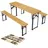 Juskys Bichl Set 3-tlg. natur klappbar