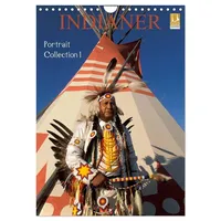 Calvendo Indianer, Portrait Collection 1 (Wandkalender 2026 DIN A4