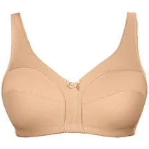 VIANIA VIANIA! Soft-BH ohne Bügel 105452 100% Baumwolle Hautsympathisch Farbe Make-up, Größe:95, Cup:D - 95D