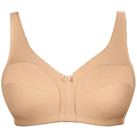 VIANIA VIANIA! Soft-BH ohne Bügel 105452 100% Baumwolle Hautsympathisch Farbe Make-up, Größe:95, Cup:D - 95D