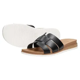 SKECHERS Desert KISS Low Peak Look, Damen Schiebe-Sandalen, Black,