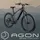 Agon Alpha E Bike Mountainbike Herren oder Damen 170 - 190 cm Pedelec 27,5 Zoll dunkelgrau