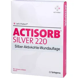 Medi-Spezial GmbH Actisorb 220 Silver 9,5 x 6,5 cm Steril