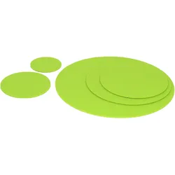 BIASTO - Premium Filz Untersetzer - rund 10cm - Farbe: pistazie (HF012). Design Glas-Untersetzer für Getränke, Tisch, Bar, Tasse, Vase