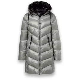 District Wintermantel Sapporo (mit Kapuze, wasserabweisend) silber Damen