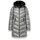 District Wintermantel Sapporo (mit Kapuze, wasserabweisend) silber Damen