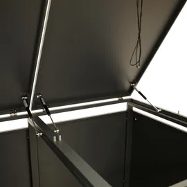 DEGAMO Mülltonnenbox 264 x 80 x 116 cm anthrazit