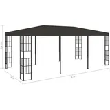 vidaXL Pavillon 3 x 6 m anthrazit