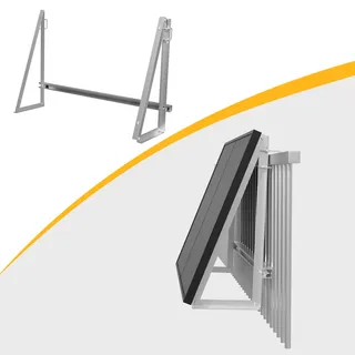 Powerness Aufständerung Solarmodul Halterung Balkonkraftwerk für Balkon Haken