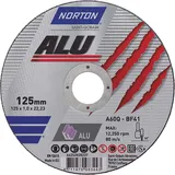 NortonLifeLock Trennscheibe Alu gerade 125 x 1,0 mm 66252828237
