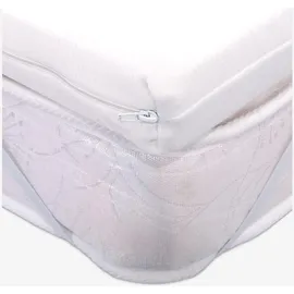 MiaSuite Topper aus Memory Foam 140 x 200 cm Aloe Vera