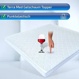 Matratzen Perfekt Geltopper 140 x 200 cm Weiß