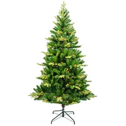 Künstlicher LED Weihnachtsbaum 180cm Christbaum Tannenbaum Weihnachtstanne