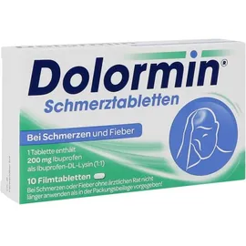 Johnson & Johnson DOLORMIN Filmtabletten 10 St
