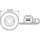 ESYLUX Bewegungsmelder MD-FLAT 360i/8 RD WH