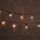Licht-Erlebnisse Außenlichterkette LED Solar Kunststoff 266,6 cm spritzwassergeschützt schwarz