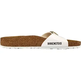 Birkenstock Madrid Birko-Flor Lack schmal patent white 41