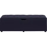 Home Affaire Hockerbank Knobbed Dunkelblau 160 x 42 x 40 cm