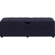 Home Affaire Hockerbank Knobbed Dunkelblau 160 x 42 x 40 cm