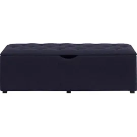 Home Affaire Hockerbank Knobbed Dunkelblau 160 x 42 x 40 cm