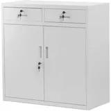 Jan Nowak VERSI Büroschrank 90 x 90 x 40 cm Grau